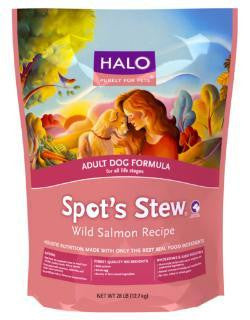 Halo Spot's Stew Adult Dog, Wild Salmon Recipe, 15 lb.