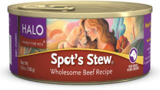 Halo Spot's Stew For Dogs, Wholesome Beef 12-5.5 oz. Pack