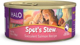 Halo Spot's Stew For Dogs, Succulent Salmon 12-5.5 oz.