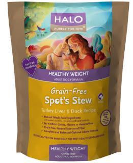 Halo Spot's Stew Grain Free healthy Weight Turkey-Duck 14 lb.