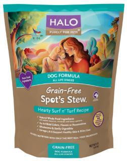 Halo Spot&amp;#039;s Stew Grain Free Hearty Adult Dog, Surf &amp;amp; Turf, 28 lb.