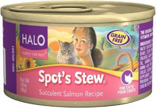 Halo Spot's Stew For Cats Succulent Salmon 12-3 oz.