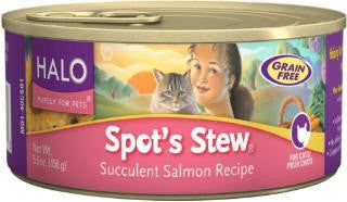 Halo Spot's Stew For Cats Succulent Salmon 12-5.5 oz.