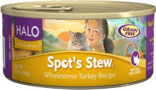 Halo Spot's Stew For Cats Wholesome Turkey 12-5.5 oz.