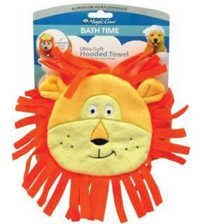 Four Paws Hooded Animal Towels Small-Medium Lion