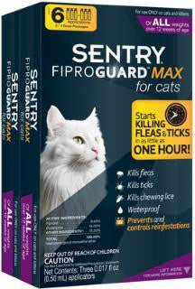 Sergeant's Fiproguard Max Cat Purple 2-3Pk