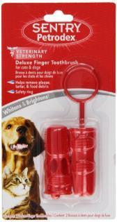 Sentry Deluxe Finger Toothbrush Dog-Cat