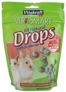 Vitakraft Smart No Sugar Added Drops w-Dandelion for Pet Rabbits 4.4Z