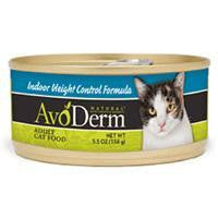 AvoDerm Natural Indoor Weight Control Formula Cat Food 24-5.5 oz.