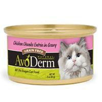 AvoDerm Natural Chicken Chunks Entree in Gravy - Cat 24-3 oz.