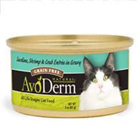 AvoDerm Natural Sardine, Shrimp & Crab Meat Entree in Gravy - Cat 24-3 oz.