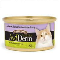 AvoDerm Natural Salmon & Chicken Entree in Gravy - Cat 24-3 oz.