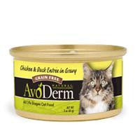 AvoDerm Natural Chicken & Duck Entree in Gravy - Cat 24-3 oz.