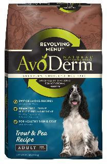 Avoderm Revolving Menu: Adult Trout & Garbanzo Dry Dog 4.0 Lbs