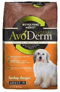 Avoderm Revolving Menu Turkey Dry Dog 22 Lbs