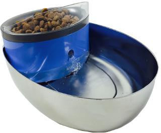 Smart Cat Stainless Steel Food-Water Station 40Z