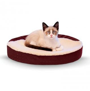 K&H Ultra Memory Red Oval Cuddle Nest 13x19