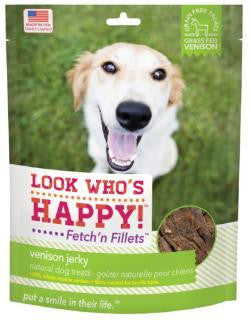 Look Who's Happy Fetch'n Fillets Venison Jerky 3oz