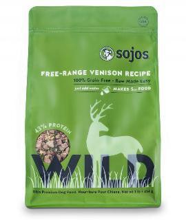 Sojos Wild Raw Venison Dog 4#