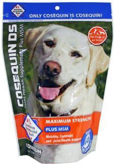 Nutramax Cosequin Dietary Supplement+ MSM Max Strength For Dogs 60 Ct Chew Tabs