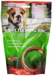 N-Bone Puppy Teething Ring Chicken Flavor 6 PackN-Bone