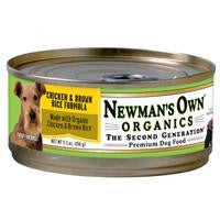 Newman's Own Dog Chicken & Brown Rice 24-5.5 oz.