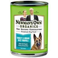 Newman's Own Dog Turkey & Brown Rice 12-12.7 oz.