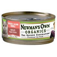 Newman's Own Cat Chicken & Salmon 24-5.5 oz.