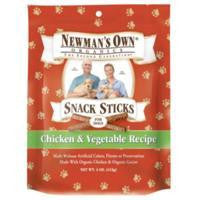 Newman's Own Chicken And Vegetable Snack Sticks 4 oz.