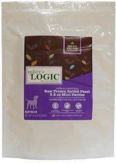 Nature&#039;s Logic Rabbit Raw - Frozen 3 lb.