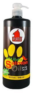 Plato Wild Alaskan Salmon Oil 32 oz.