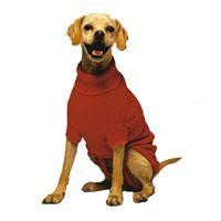 Classic Cable Dog Sweater Red Large