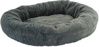 Ethical Sleep Zone Dark Gray Fur All Around Bed 32"