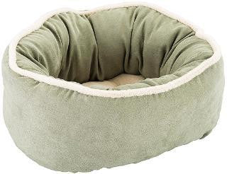 Ethical Sleep Zone 18" Sage Oval Shearling Cuddler Bed