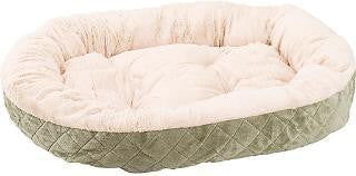 Ethical Sleep Zone 26" Sage Quilt Oval Cuddler Bed