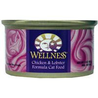 Wellness Canned Cat Chicken & Lobster 24-3 oz Case