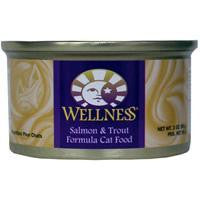 Wellness Canned Cat Salmon & Trout 24-3 oz Case