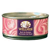 Wellness Canned Cat Super5Mix Beef & Chicken 24-5.5 oz Case