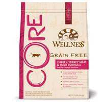 Wellness Core Grain Free Turkey-Turkey Meal-Duck Formula 12 Lb