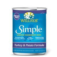 Wellness Simple Solutions Turkey & Potato Can Dog 12-12.5 Oz