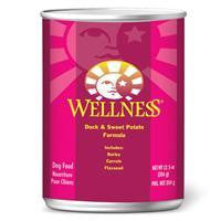 Wellness Canned Dog Super5Mix Duck 12-12.5 oz Case