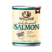 Wellness Canned Dog 95% Salmon 12-13.2 oz Case