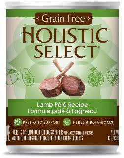 Holistic Select Grain Free Lamb Pete Recipe 12-13 oz.