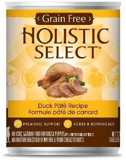 Holistic Select Grain Free Duck Pete Recipe 12-13 oz.