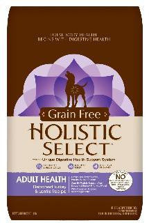 Holistic Select Grain Free Adult Health Deboned Turkey &amp; Lentils 26lb