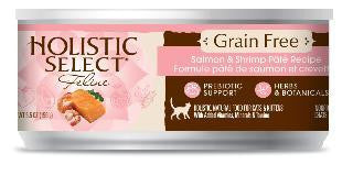 Holistic Select Grain Free Salmon-Shrimp Cat 24-5.5z Pate