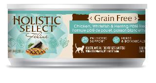 Holistic Select Grain Free Chicken-Whitefish-Herring Pate 24-5.5oz