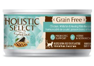 Holistic Select Grain Free Chicken-Whitefish-Herring Pate 24-3oz