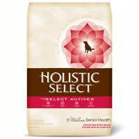 Holistic Select Vitalize Senior Health Dog Chicken Meal & Rice Recipe 15 lb.