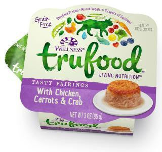 Wellness TruFood Tasty Pairings Wet Cat With Chicken, Carrots & Crab 24-3Z